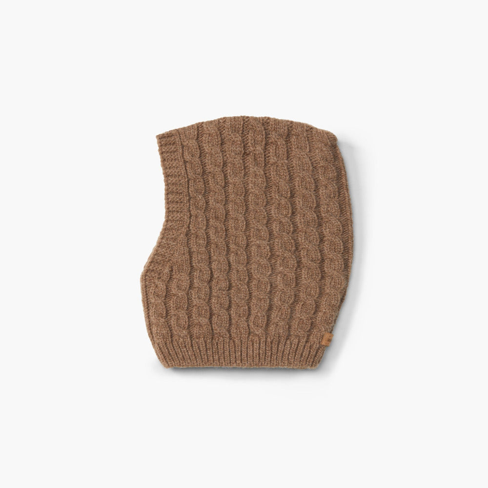 Gorro passa-montanhas tricotado em lã merino | SWEET AUTUMN - WEDOBLE