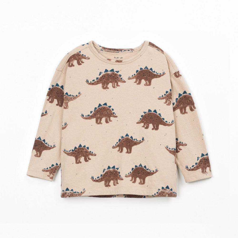 T-shirt de malha com fibras naturais - PLAY UP