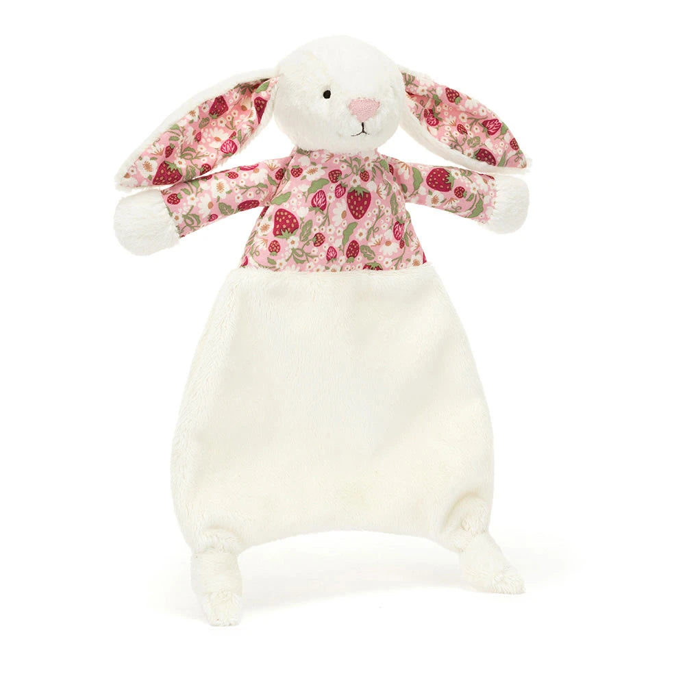 Blossom Cream Bunny 'Berry' Comforter - JELLYCAT