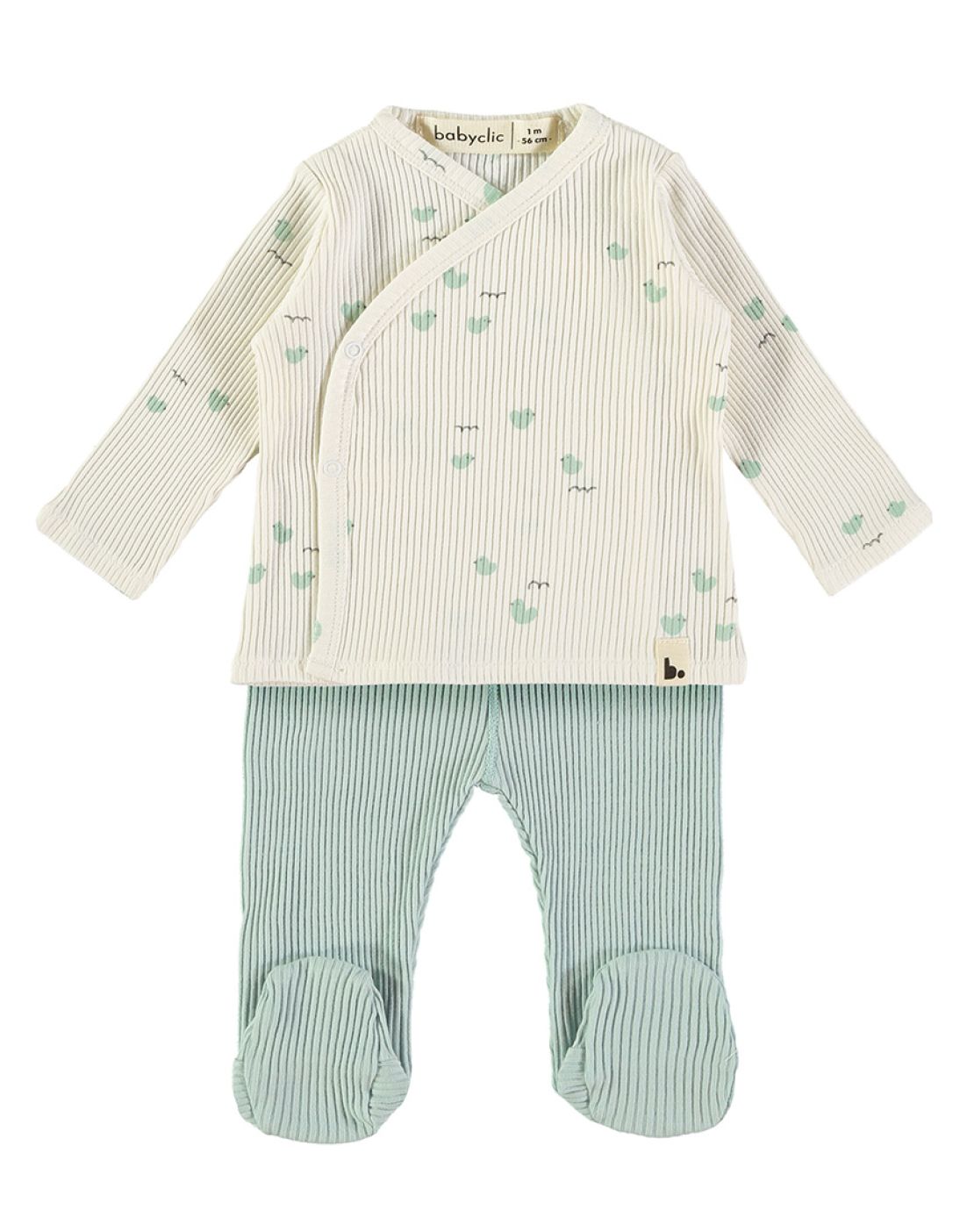Conjunto recém nascido LOVELY DUCKS GREEN - Babyclic