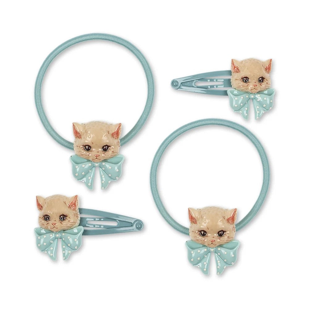 Kit de Acessórios para o Cabelo – Gatinho - KONGES SLOJD