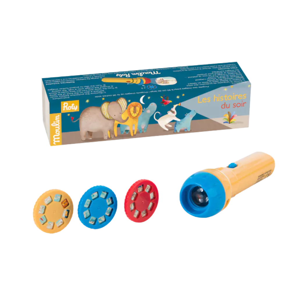 Lanterna de histórias "Animais da Selva" - Moulin Roty