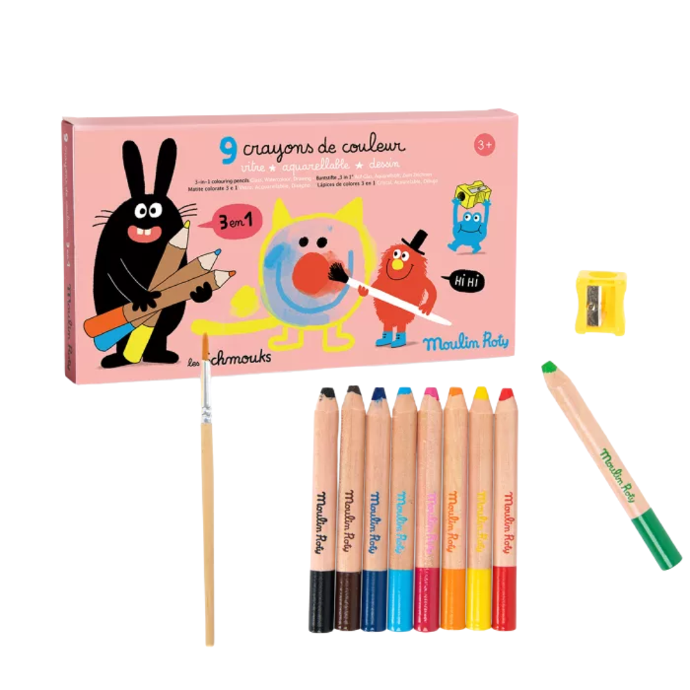 Lápis 3 em 1 - Moulin Roty