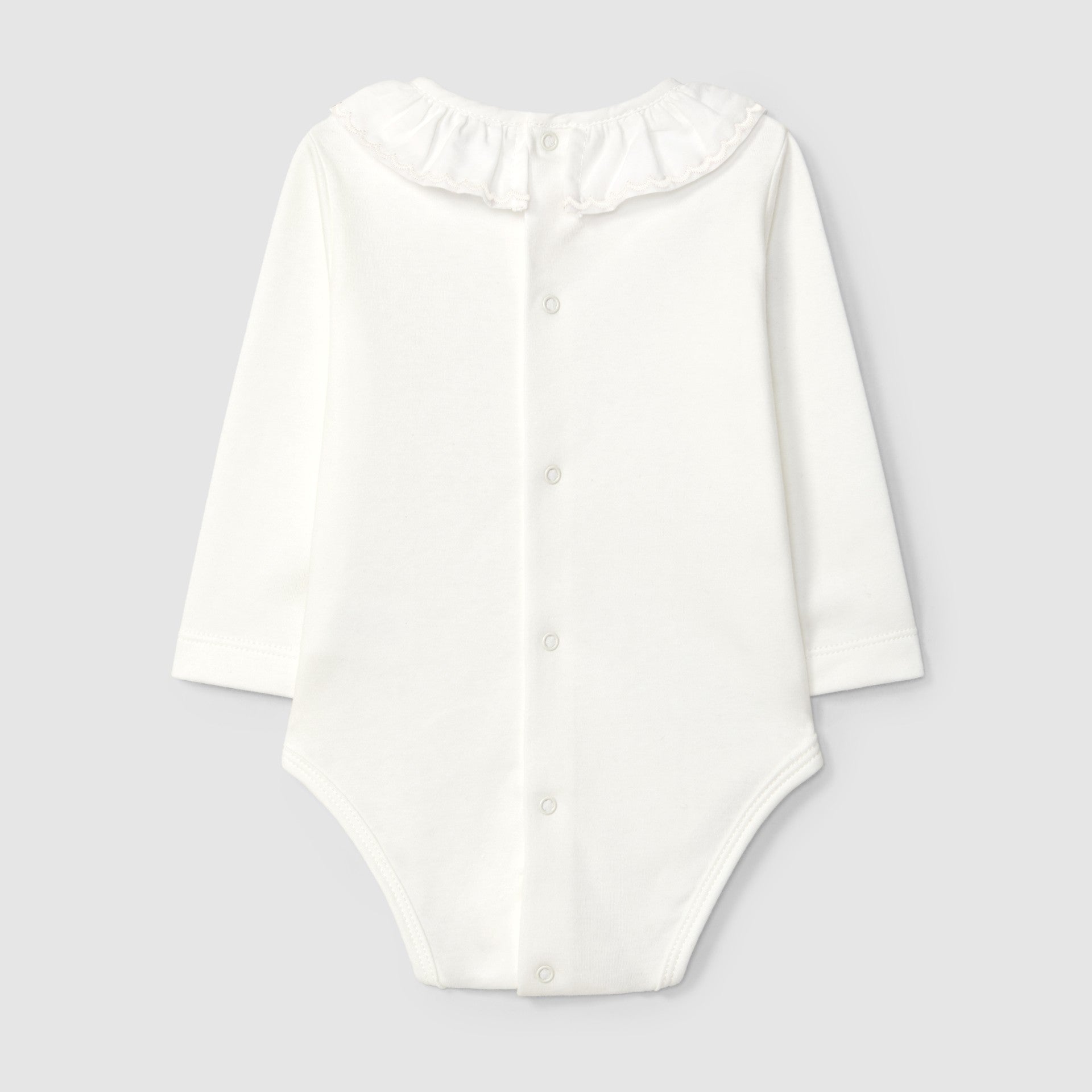 Body gola de folho com bordado - Laranjinha