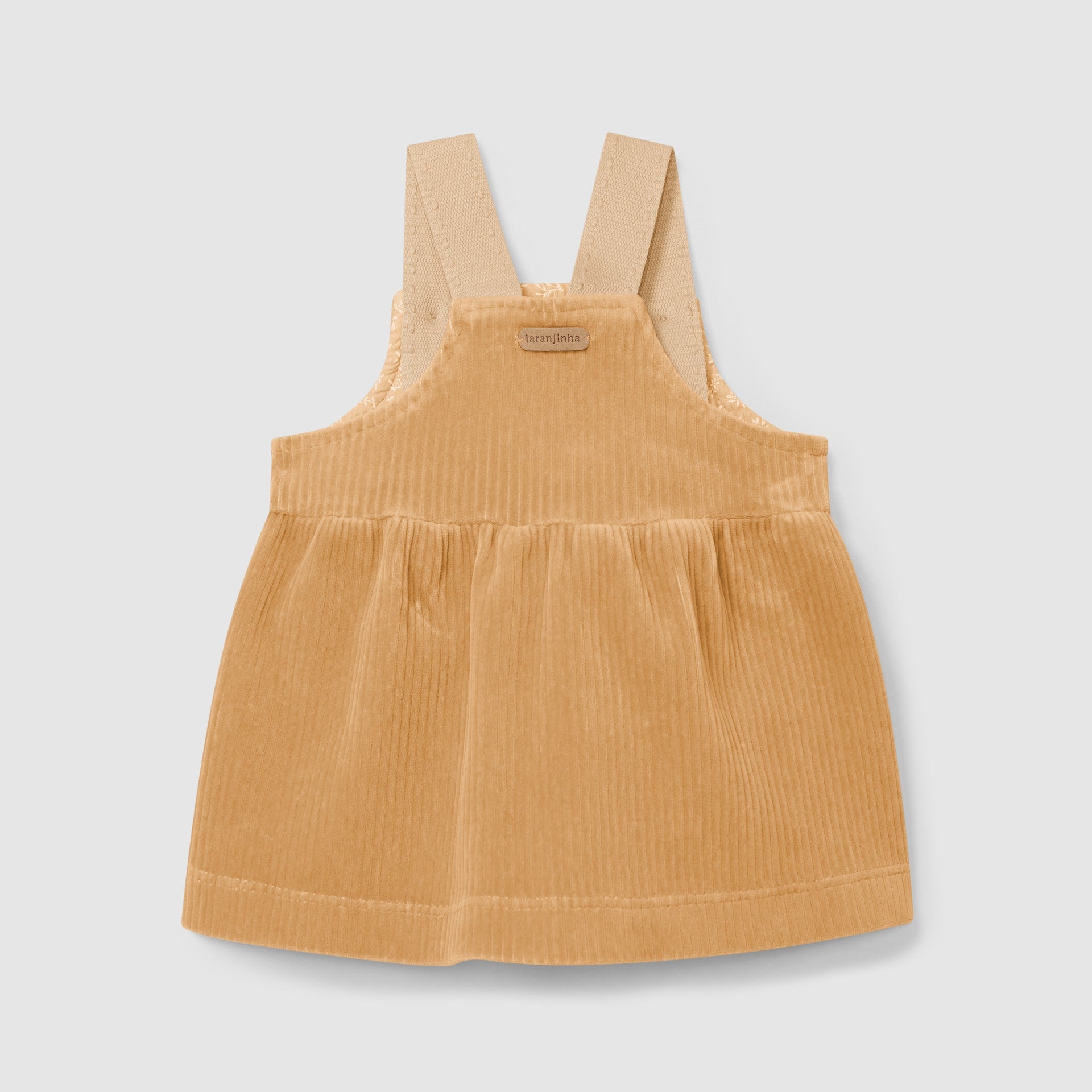 Saia de peito em tecido tipo bombazine - Laranjinha