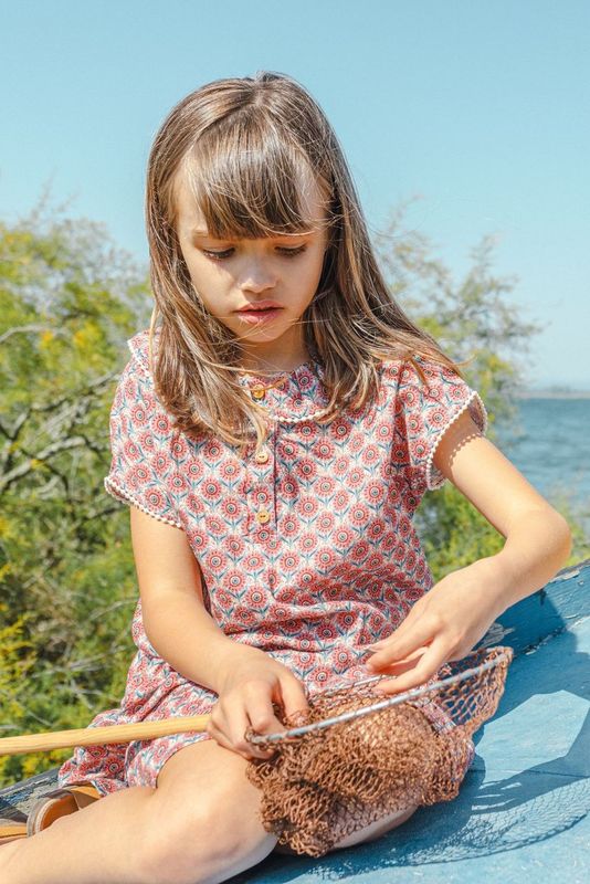 Top floral - Laranjinha