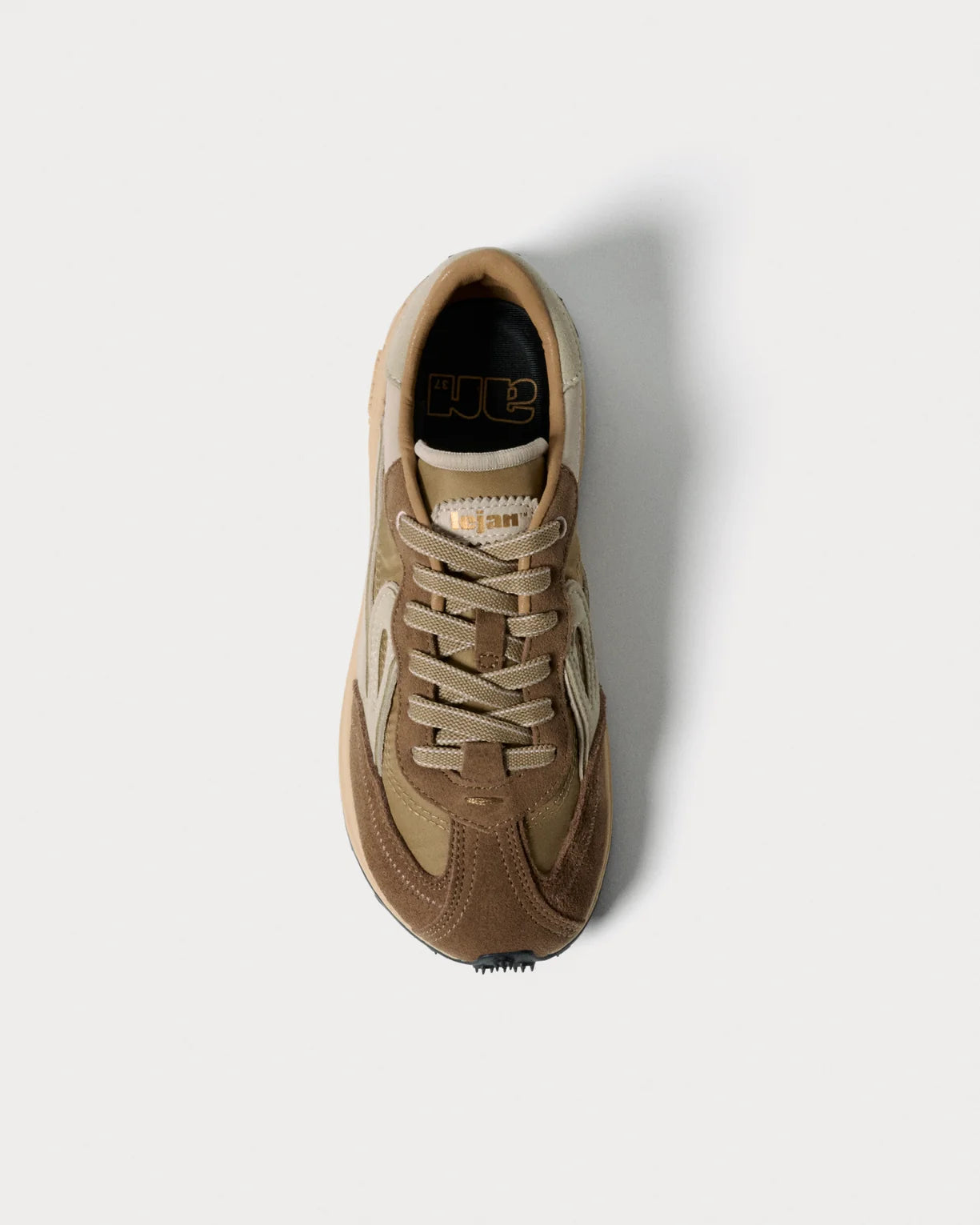 Ténis MELROSE Dark Beige - LEJAN