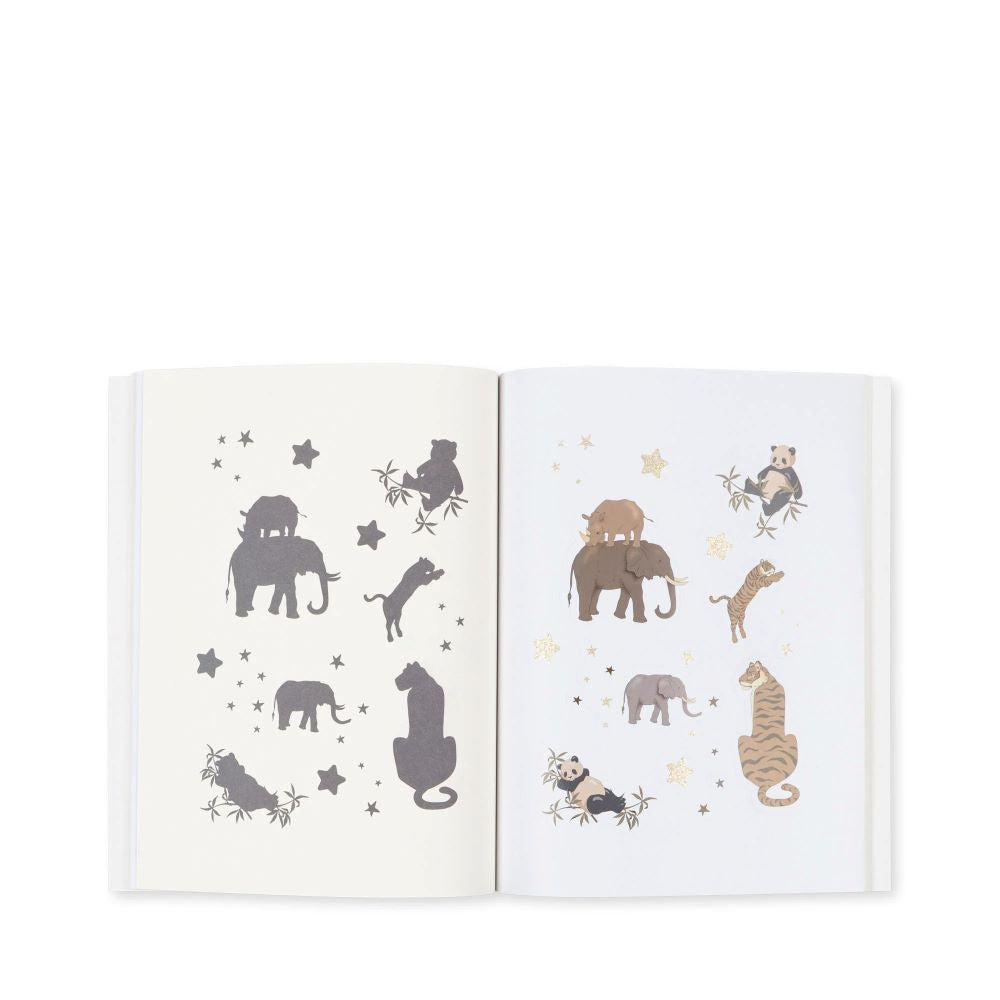 Livro de actividades com lápis de colorir - Konges Slojd