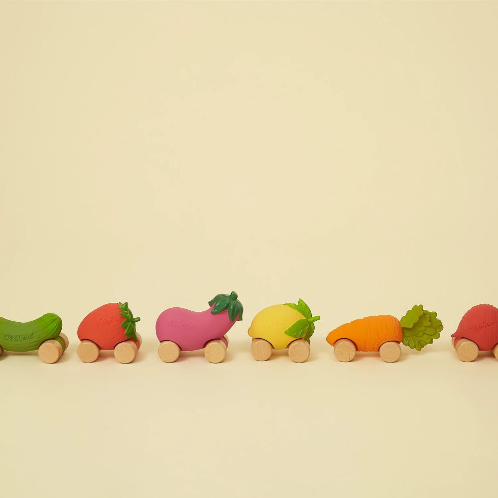 Carrinho mordedor GREEN CARS - OLI&CAROL