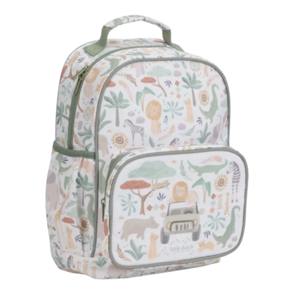 Mochila pré escolar | Safari Friends - Little Dutch