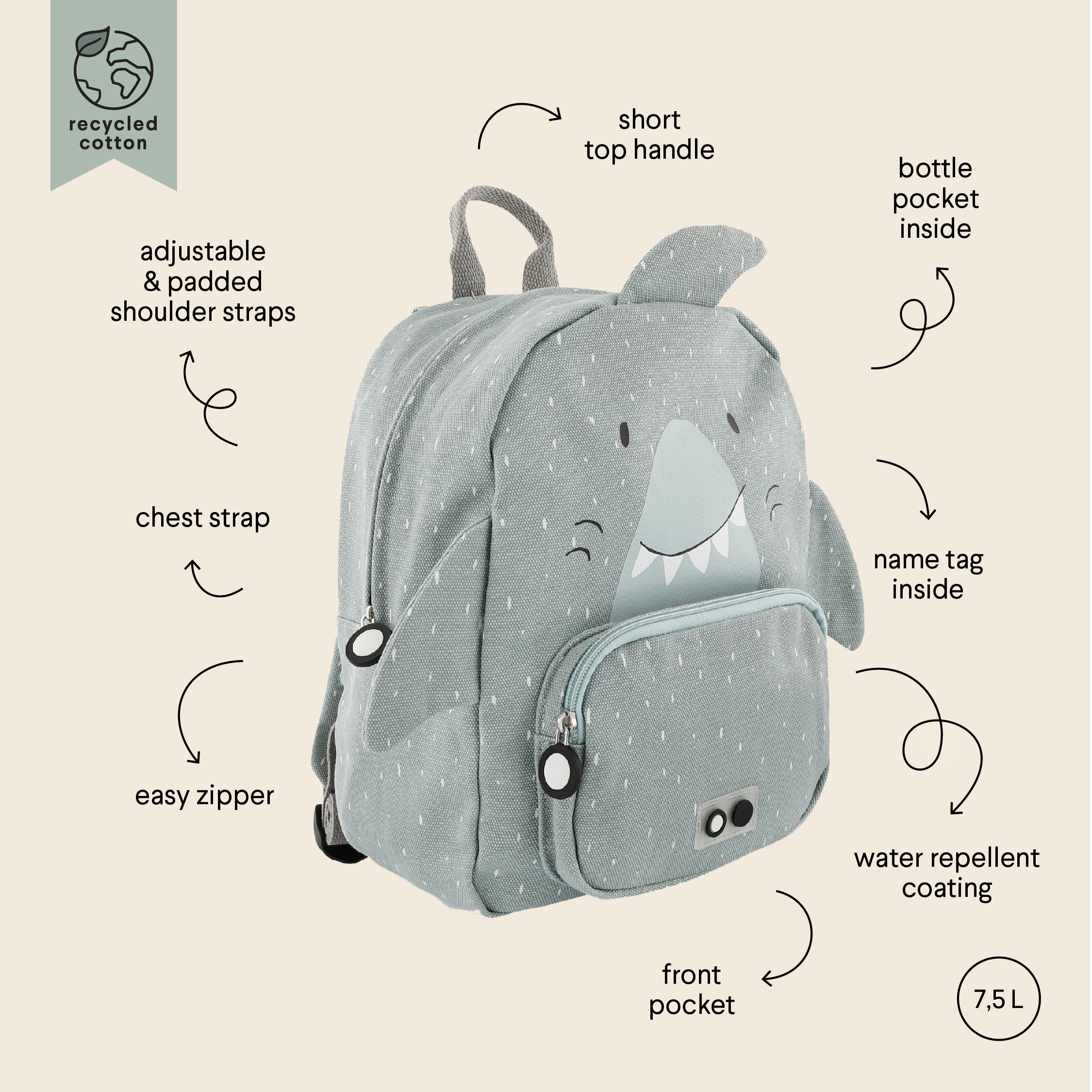 Mini Mochila Mr. Animal - Trixie