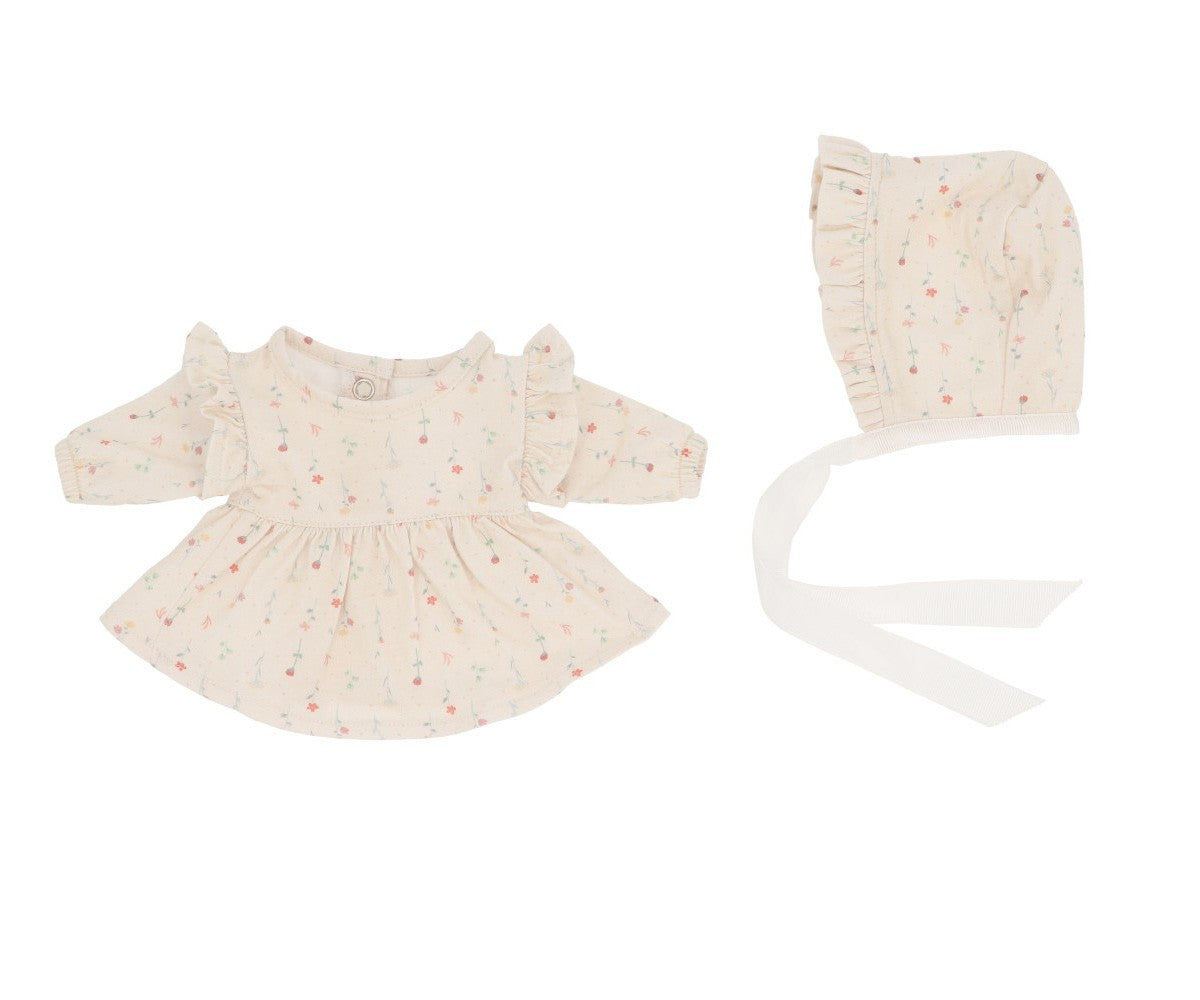 Boneco Koke com vestido floral - Monneka