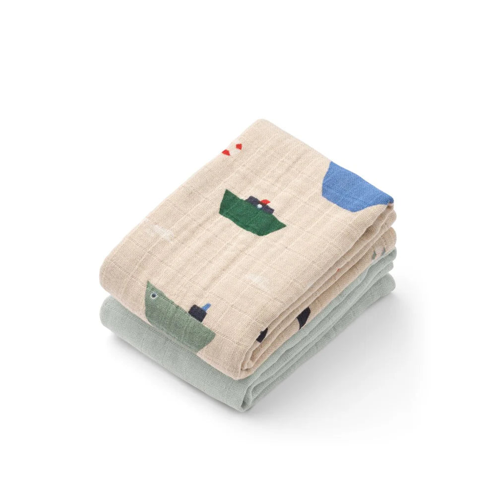 Fraldas em musselina PACK 2 - Liewood