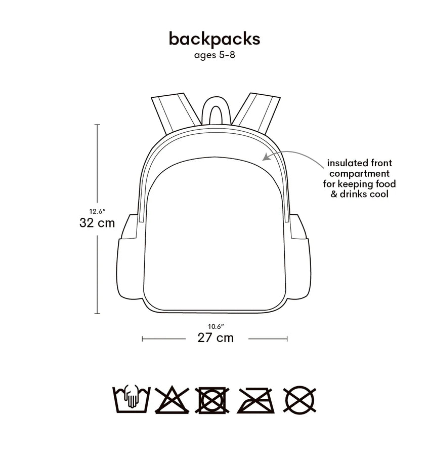 Mochila com compartimento térmico CHERRIES - A LITTLE LOVELY COMPANY