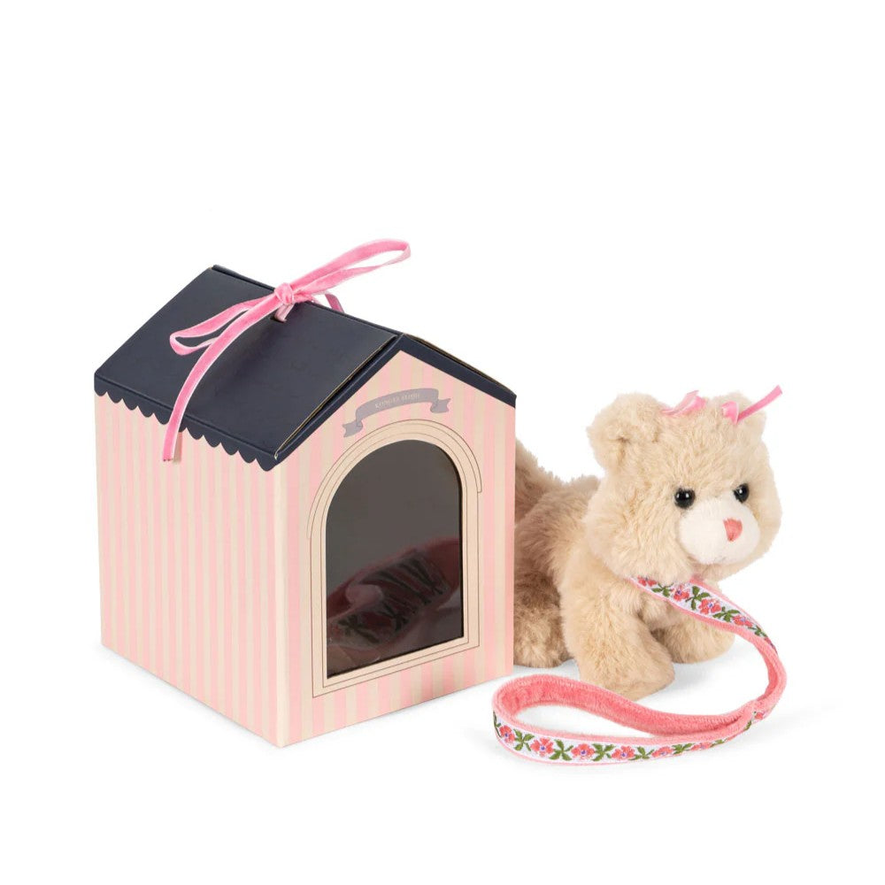 Gatinho peluche em caixa presente - Konges Slojd