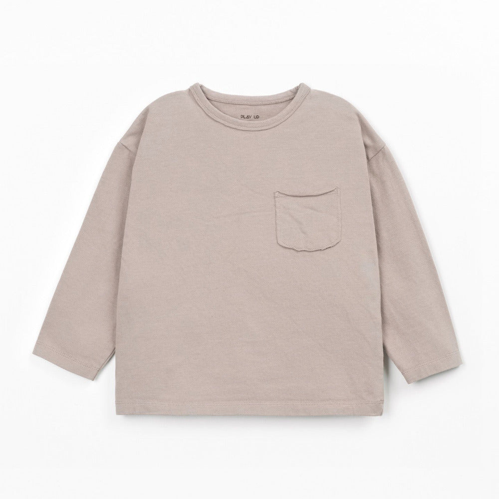 T-shirt com bolso no peito - PLAY UP
