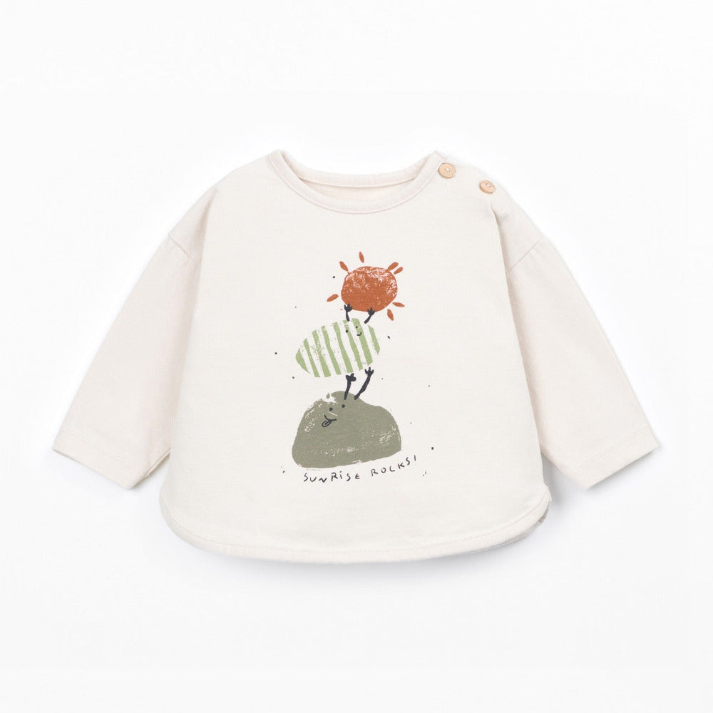 T-shirt com desenho à frente - PLAY UP