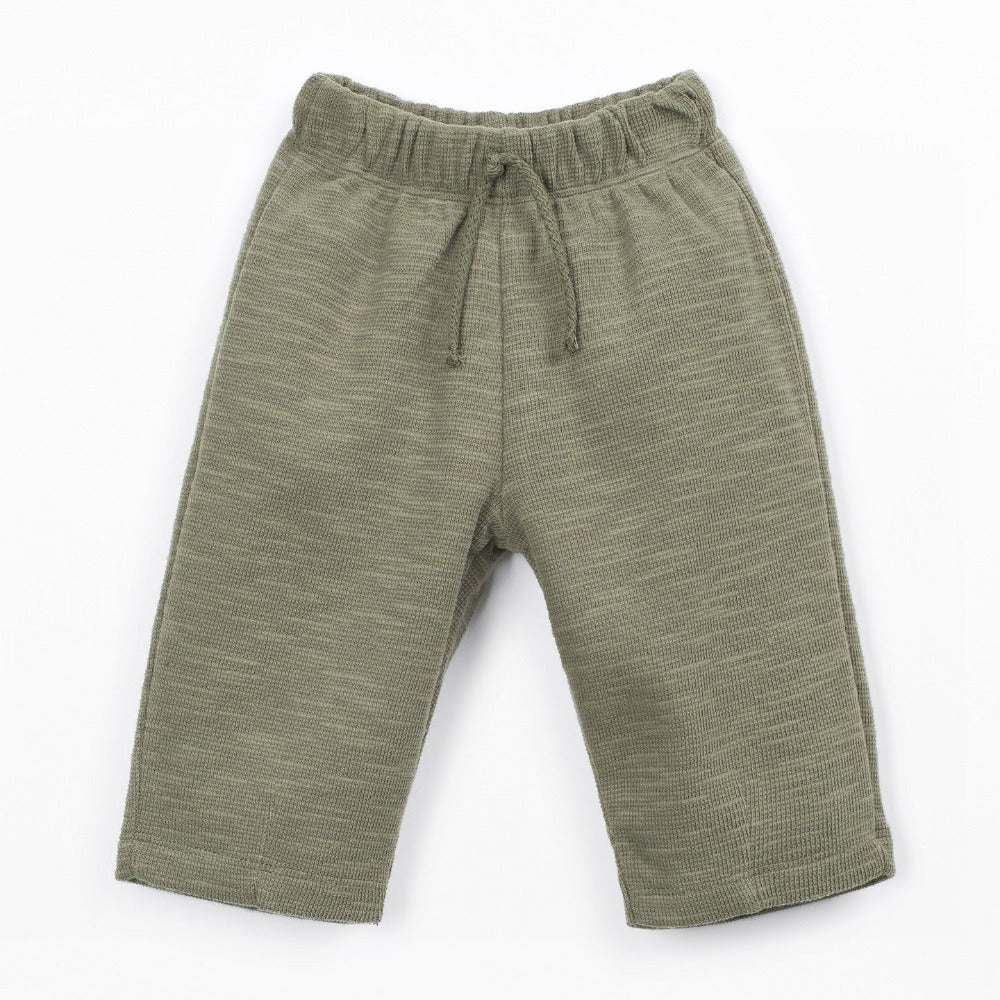 Calça de malha com cordão decorativo - PLAY UP