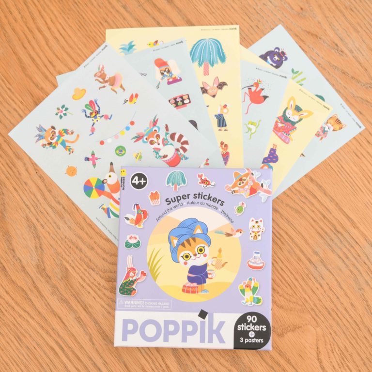 Super stickers - Around the world - POPPIK