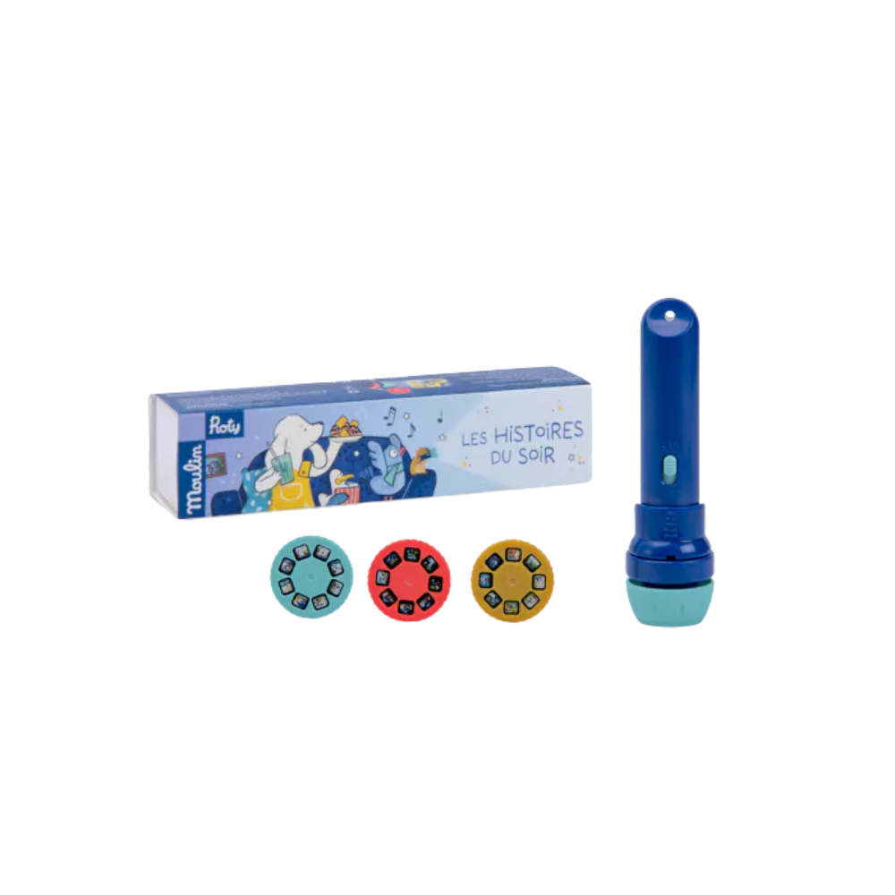 Lanterna de histórias "Puce&Pilou" - Moulin Roty