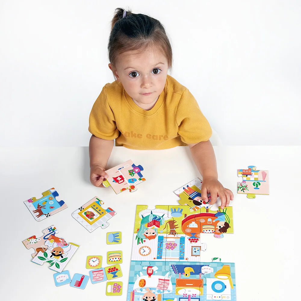 Puzzle + Casa - Descobre o Mundo Dentro de Casa! - Banana Panda