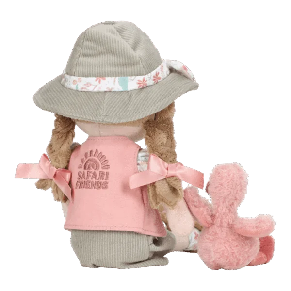 Boneca de Pano Rosa | Safari Friends - Little Dutch