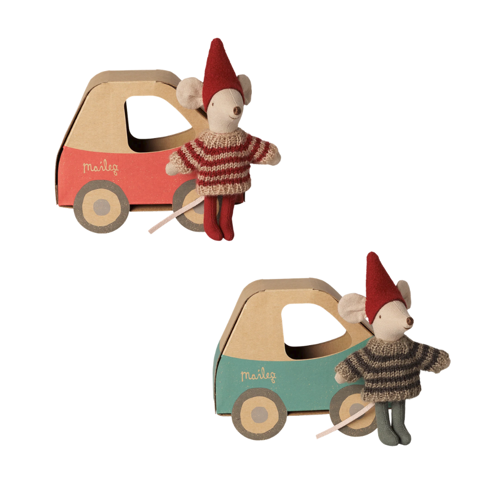 Rato de Natal com gorro - MAILEG
