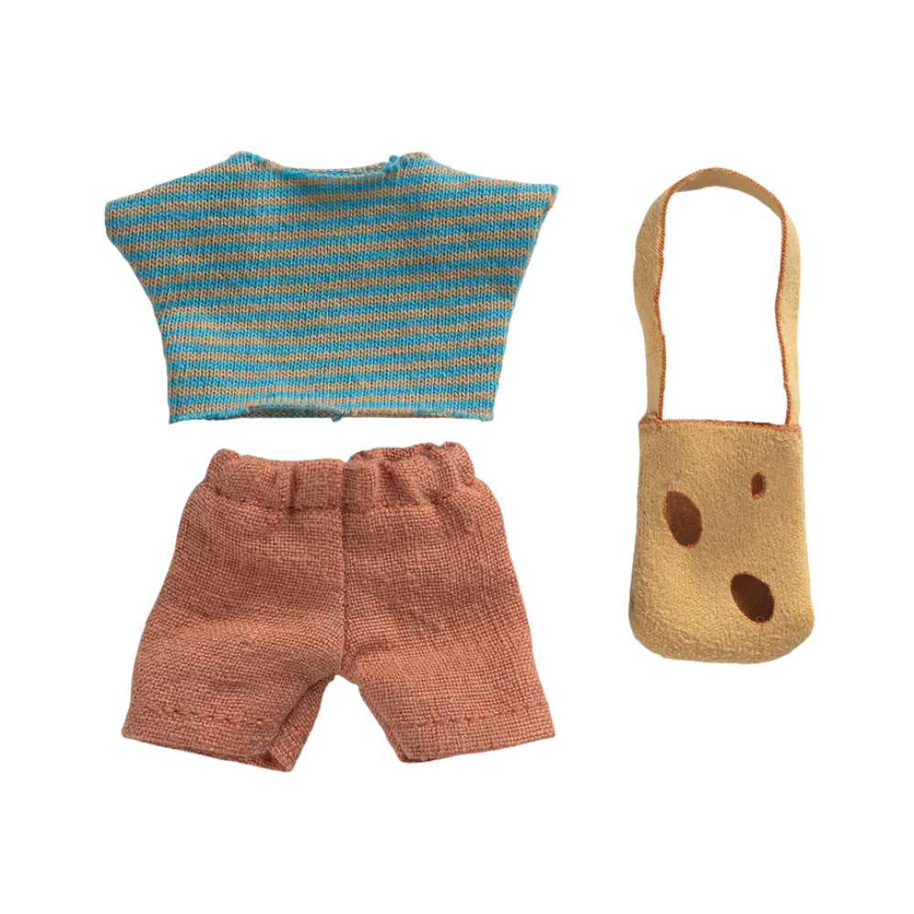 Roupa e Mala para Ratinho Irmão Mais Novo - MAILEG