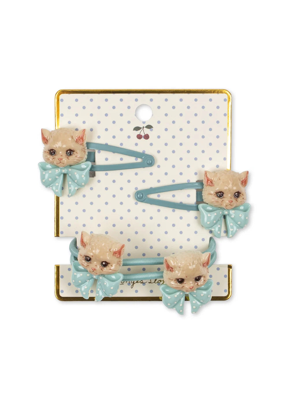 Kit de Acessórios para o Cabelo – Gatinho - KONGES SLOJD