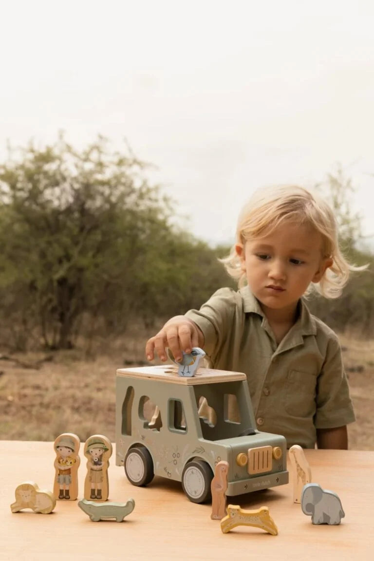 Caixa de Formas Carro Safari - LITTLE DUTCH