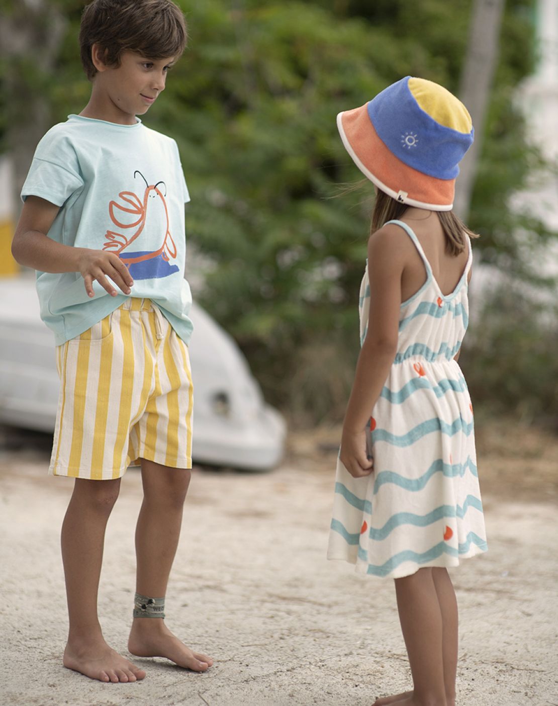 Calções STRIPES LEMON - Babyclic