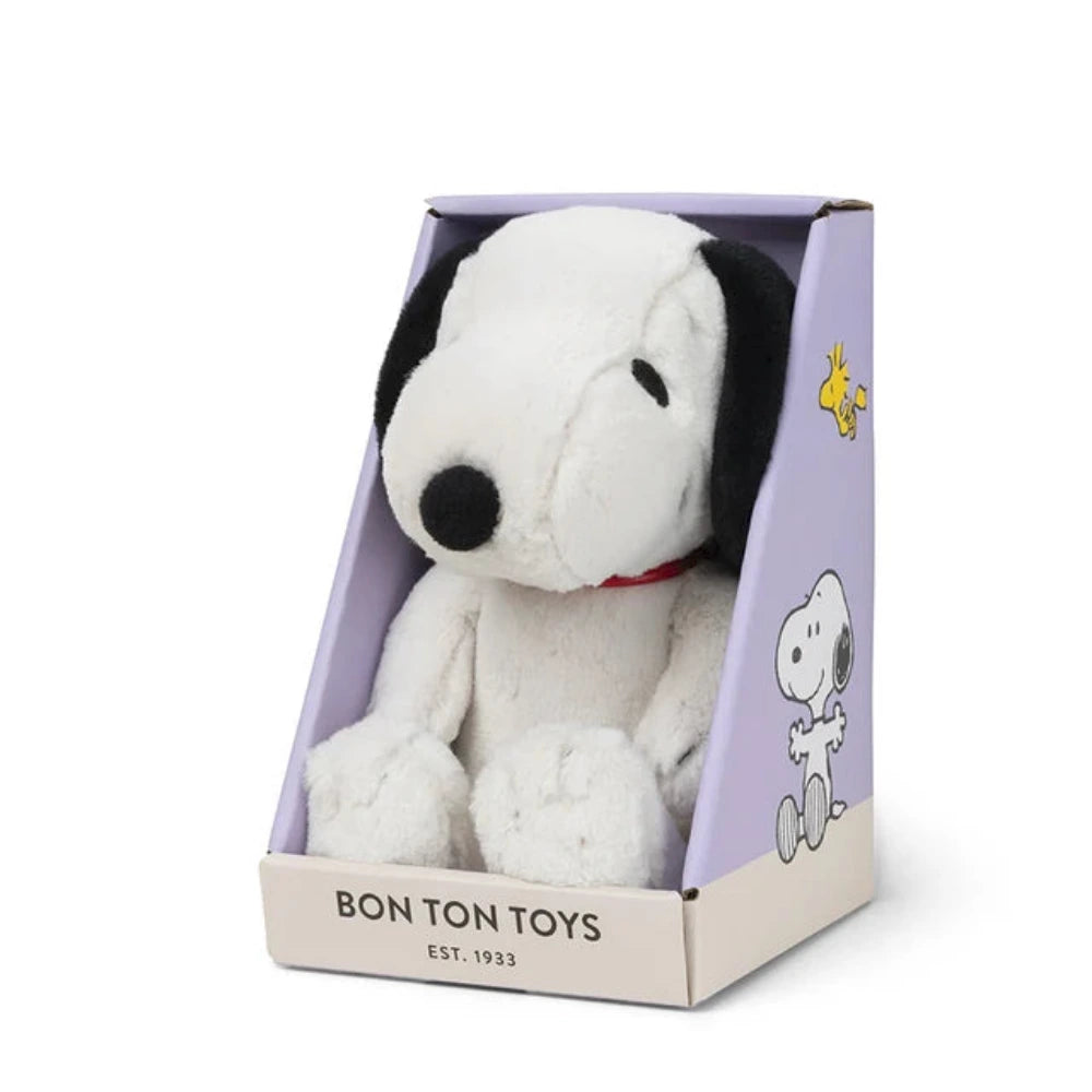 Peluche Snoopy Cozy Cream com Caixa de Oferta - BON TON TOYS