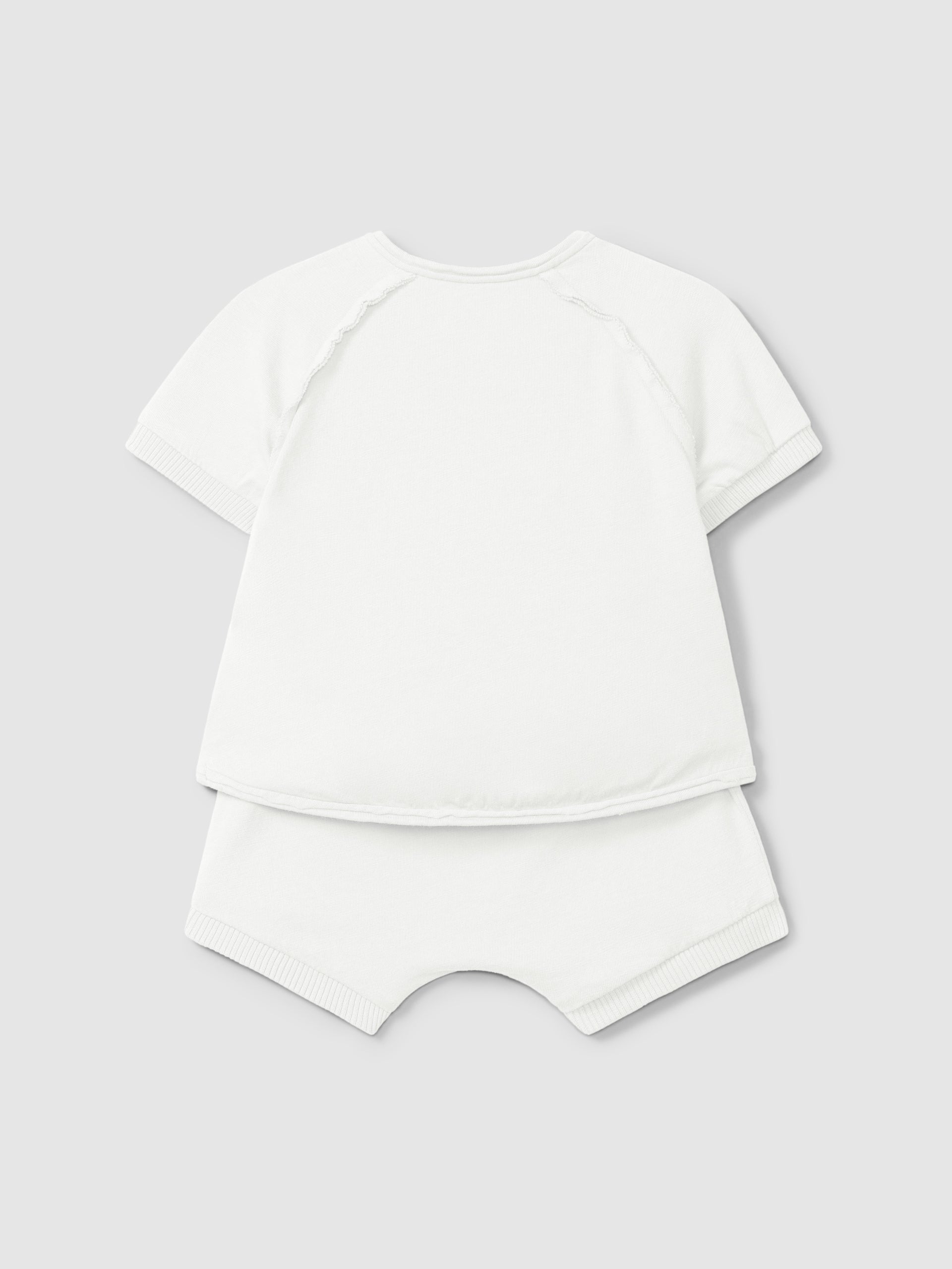 Conjunto de camisola com bolso e calções - Snug