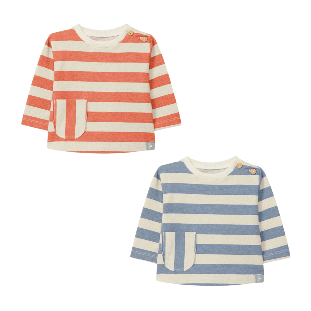 Longsleeve riscas com bolso - Snug