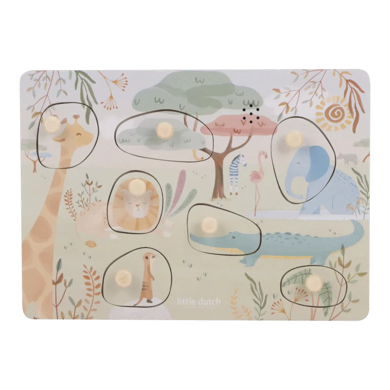 Puzzle Sonoro SAFARI FRIENDS - LITTLE DUTCH