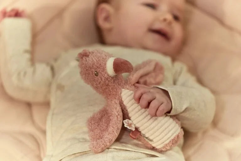 Brinquedo com Som e Roca Flamingo | Safari Friends - LITTLE DUTCH