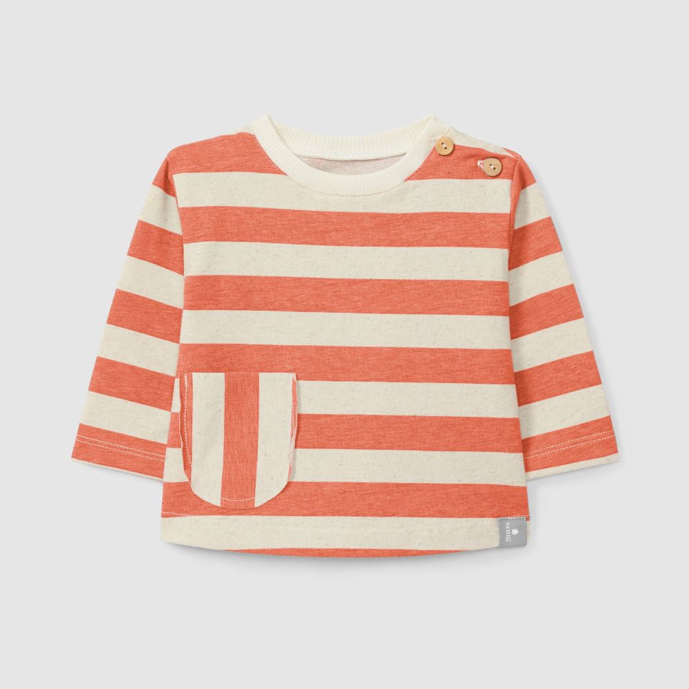 Longsleeve riscas com bolso - Snug