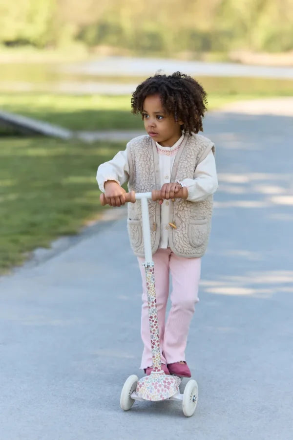 Trotinete 3 Rodas – Sunny Flower Off White - Little Dutch