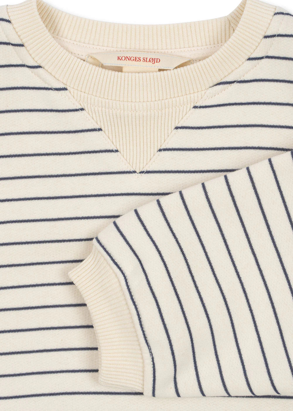 Sweatshirt riscas de algodão AMIO - Konges Slojd