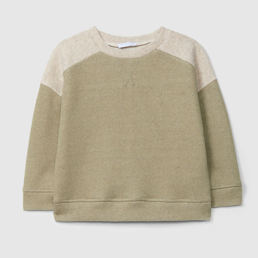 Sweatshirt em malha dupla - LARANJINHA