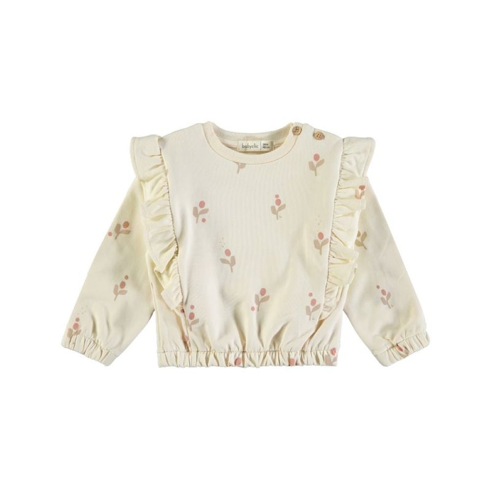 Sweatshirt FLOR CREAM - Babyclic