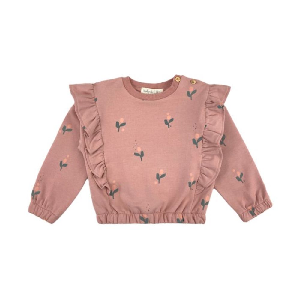 Sweatshirt FLOR PINK - Babyclic