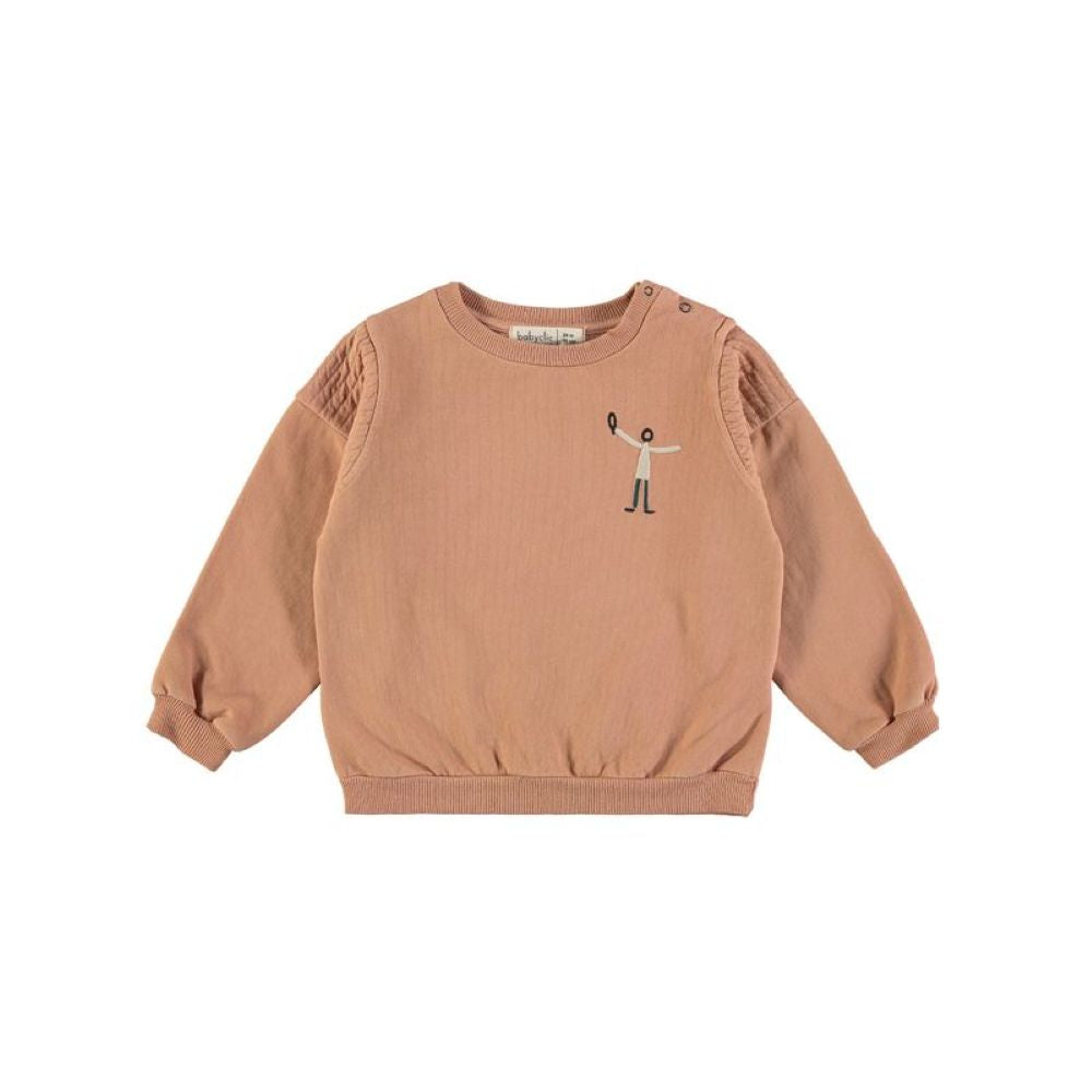 Sweatshirt PERSON TERRACOTA - Babyclic