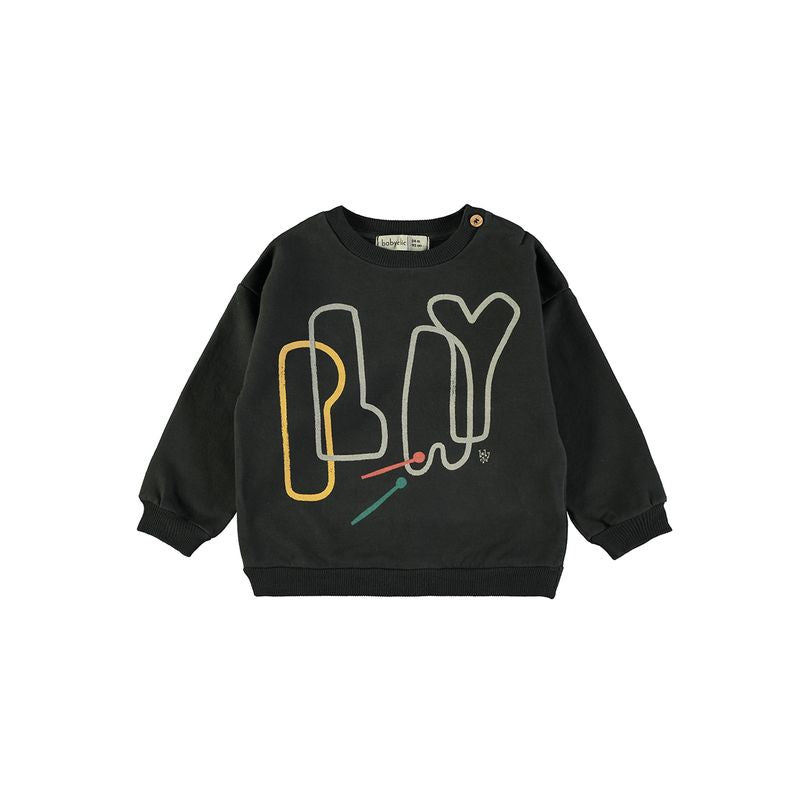 Sweatshirt PLAY GRAPHITE - BABYCLIC