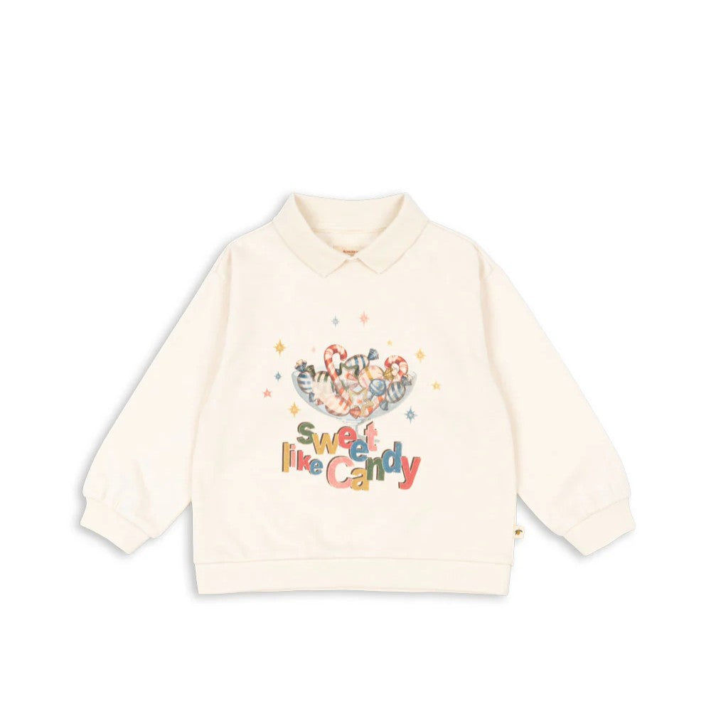Sweatshirt polo ANTIQUE WHITE - Konges Slojd