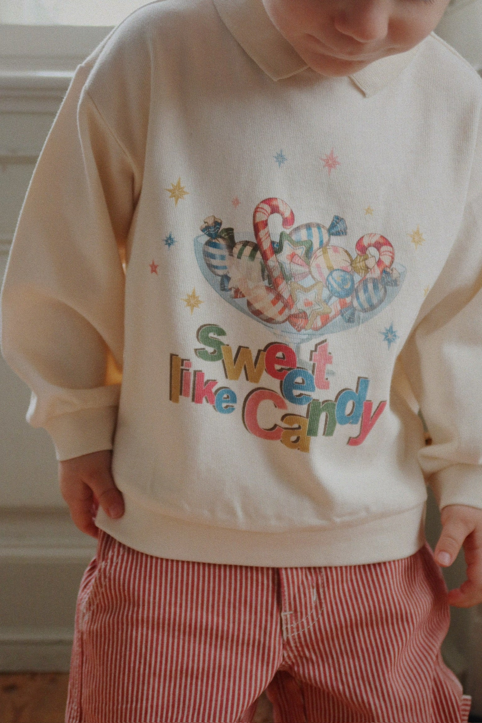 Sweatshirt polo ANTIQUE WHITE - Konges Slojd