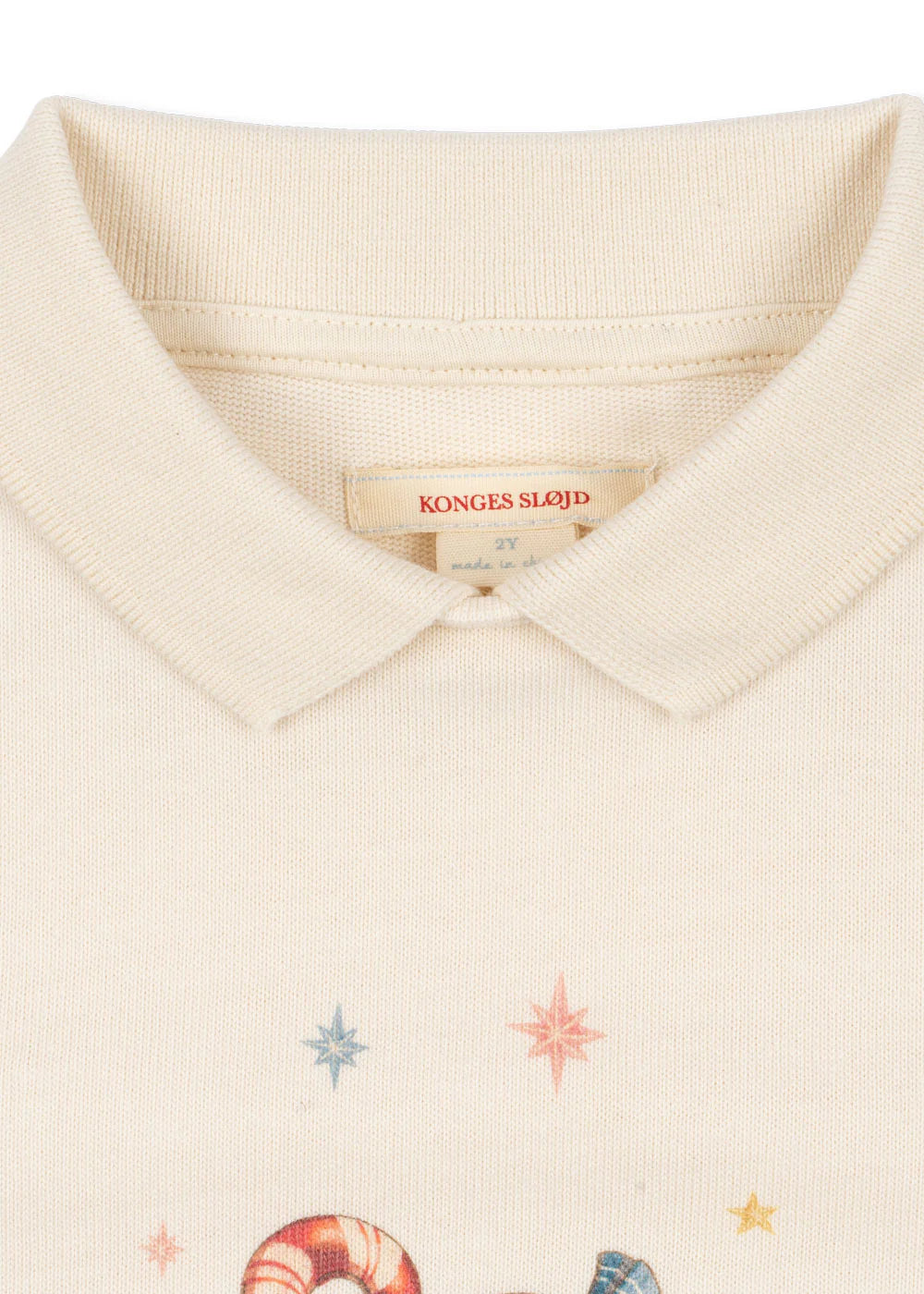 Sweatshirt polo ANTIQUE WHITE - Konges Slojd