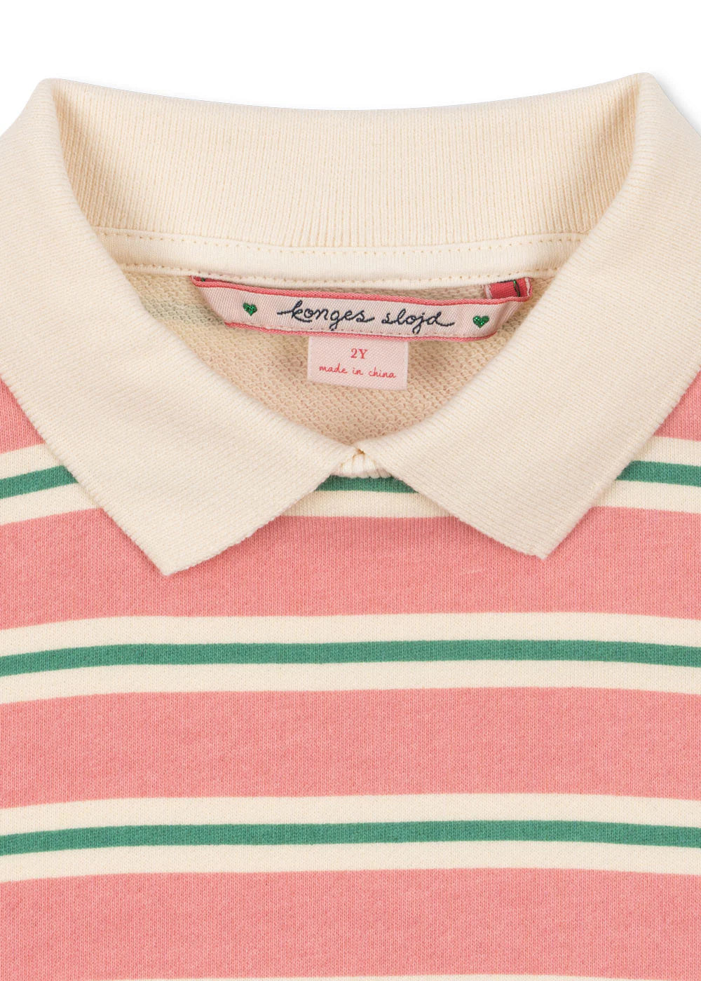 Sweatshirt polo BLUSH STRIPES - Konges Slojd