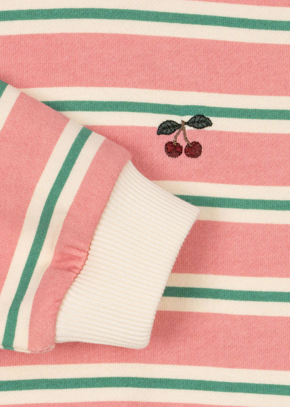 Sweatshirt polo BLUSH STRIPES - Konges Slojd