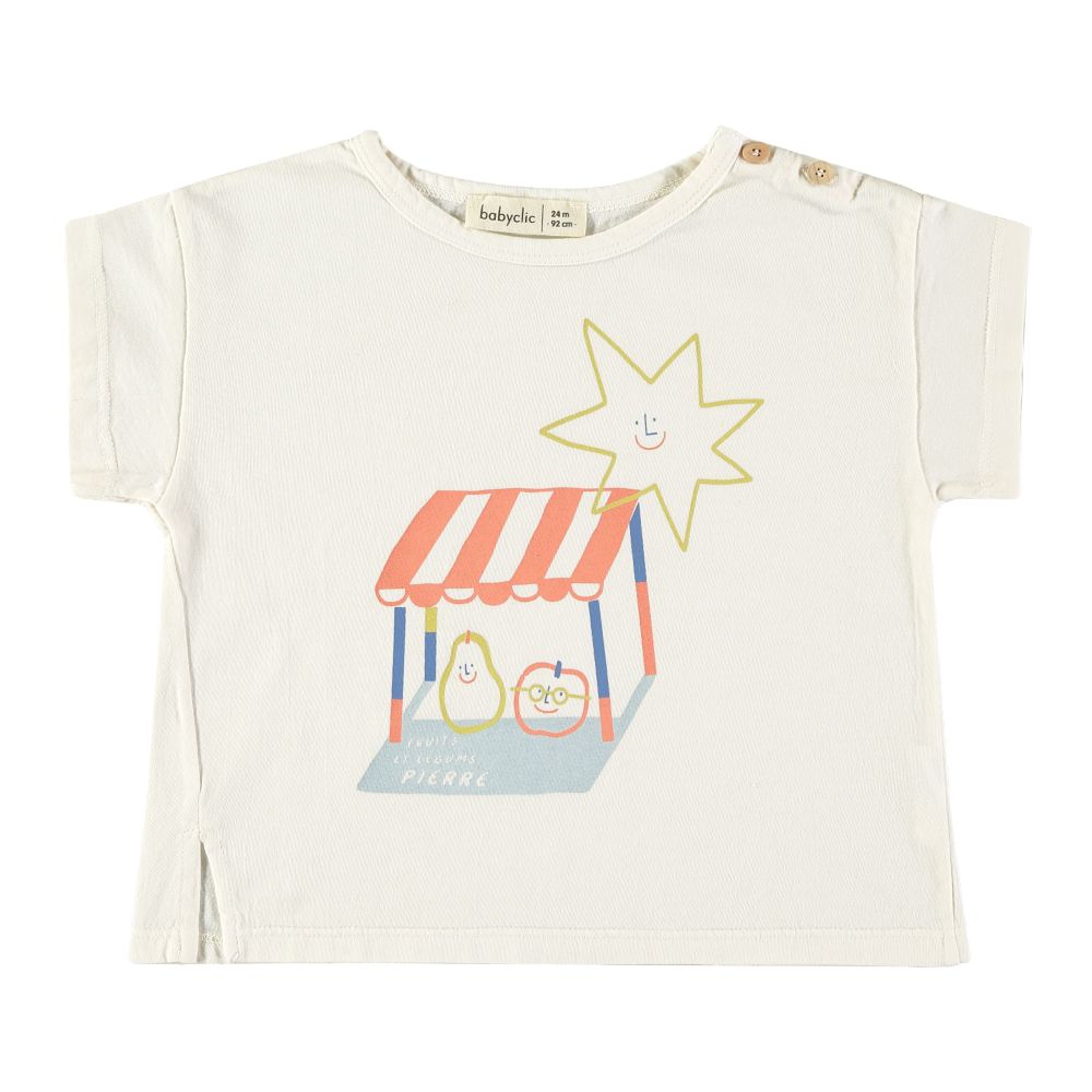 T-shirt PIERRE ECRU - Babyclic